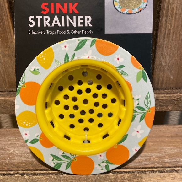 Lemons & Oranges Sink Strainer, Farmhouse Citrus Fruit Sink Strainer - Picture 2 of 9